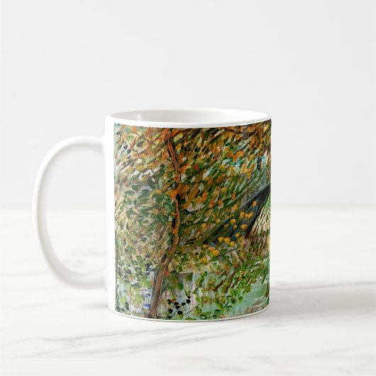 Seine-Ufer, Pont de Clichy von Vincent van Gogh Kaffeetasse (Links)