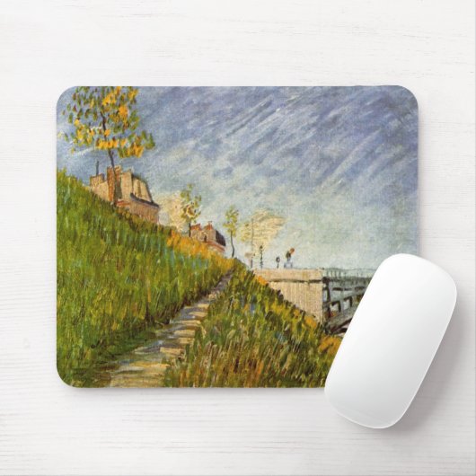 Seine-Ufer, Pont de Clichy von Vincent van Gogh Mousepad (Mit Mouse)