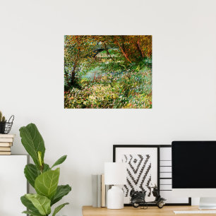 Seine-Ufer, Pont de Clichy von Vincent van Gogh Poster