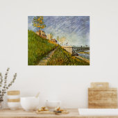 Seine-Ufer, Pont de Clichy von Vincent van Gogh Poster (Küche)