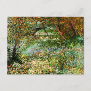 Seine-Ufer, Pont de Clichy von Vincent van Gogh Postkarte