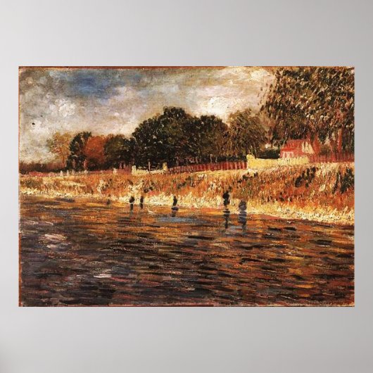Seine-Ufer, Van Gogh Poster (Vorne)