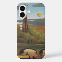 Seine und Eiffelturm bei Sunset by Henri Rousseau