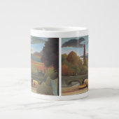 Seine und Eiffelturm bei Sunset by Henri Rousseau Jumbo-Tasse (Vorderseite)
