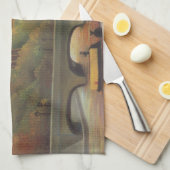 Seine und Eiffelturm bei Sunset by Henri Rousseau Küchentuch (Viertel Falte)