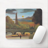Seine und Eiffelturm bei Sunset by Henri Rousseau Mousepad (Mit Mouse)