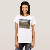 Seine und Eiffelturm bei Sunset by Henri Rousseau T-Shirt (Vorne ganz)