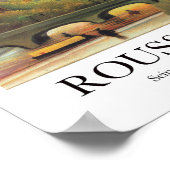 Seine und Eiffelturm von Henri Rousseau Poster (Ecke)