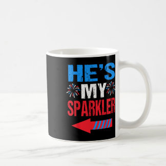Seine und ihre 4. Juli Shirts Paare, er ist mein S Kaffeetasse