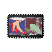 Seine und ihre Bademode Badematte (Vorderseite)