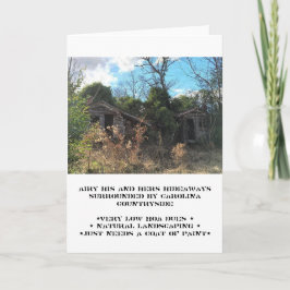 seine und ihre Fixer-Up-Grußkarte Karte