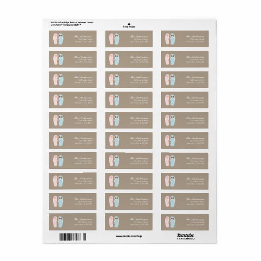 Seine und ihre Flip Flops Beach Hochzeit (Vorne)