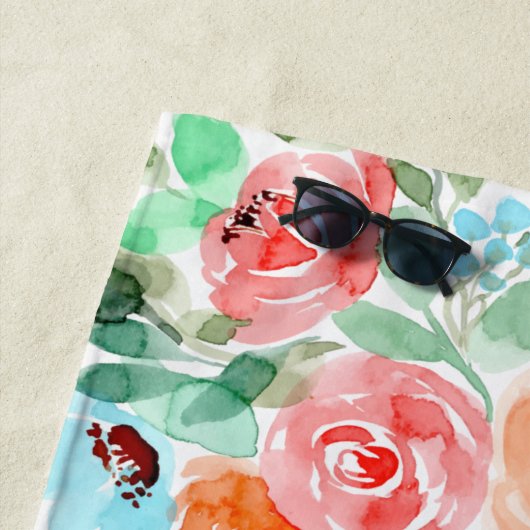 Seine und ihre neugeworbenen Geschenke | Personali Strandtuch (Beispiel)