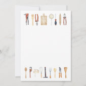 Seine und ihre Paare duschen Einladung (Rückseite)