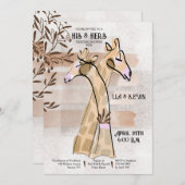 Seine und ihre Polterabend-Einladungen Einladung (Vorne/Hinten)