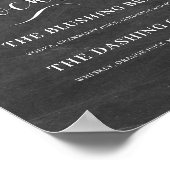 Seine und ihre Unterschrift Cocktails Hochzeitszei Poster (Ecke)