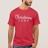 Seine und ihre Weihnachts-Camp-T - Shirt (Vorderseite)