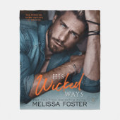 Seine verwackelten Wege verschwinden Fleecedecke (Vorderseite)