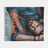 Seine verwackelten Wege verschwinden Fleecedecke (Vorderseite (Horizontal))