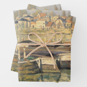 Seine von Claude Monet in Asniery Geschenkpapier Set
