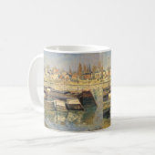 Seine von Claude Monet in Asniery Kaffeetasse (Vorderseite Links)