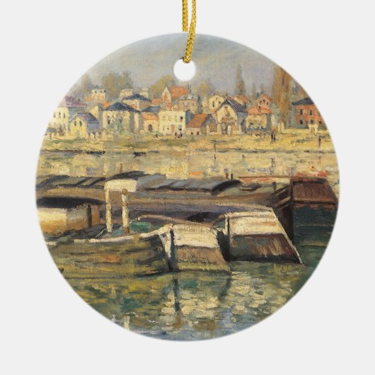 Seine von Claude Monet in Asniery Keramikornament (Vorne)