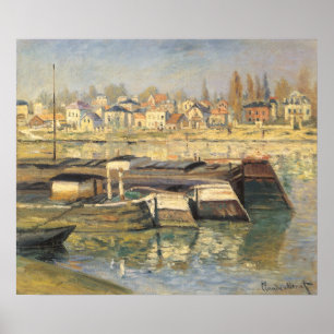 Seine von Claude Monet in Asniery Poster