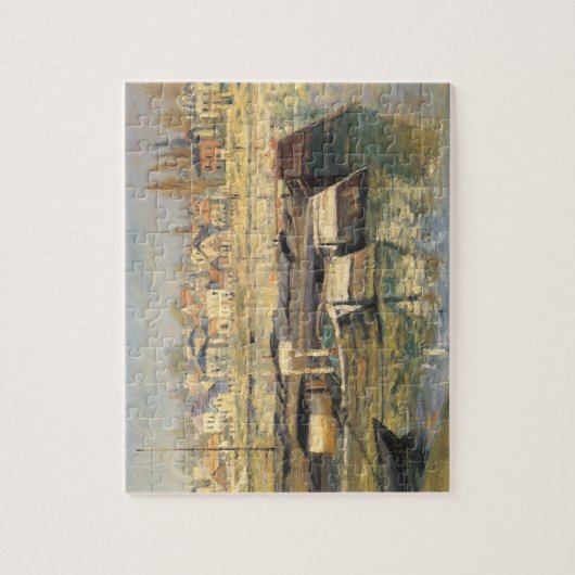 Seine von Claude Monet in Asniery Puzzle (Vertikal)