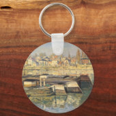 Seine von Claude Monet in Asniery Schlüsselanhänger (Vorderseite)
