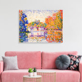 Seine von Paul Signac Leinwanddruck (Insitu (Wohnzimmer))