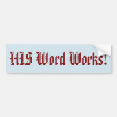 SEINE Wort-Arbeiten! Autoaufkleber (Vorne)