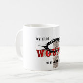 seine Wunden Kaffeetasse (Vorderseite Links)