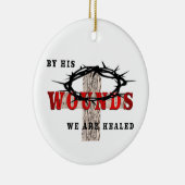 seine Wunden Keramik Ornament (Rechts)