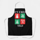 SEINE XMAS YALL SCHÜRZE (Vorderseite)