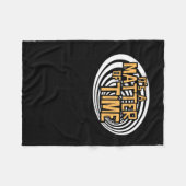 Seine Zeitvorstellung Fleecedecke (Vorderseite (Horizontal))