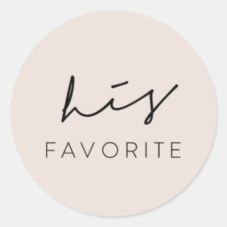 seinen Lieblings-Hochzeitsempfang Leckereien Aufkl Runder Aufkleber