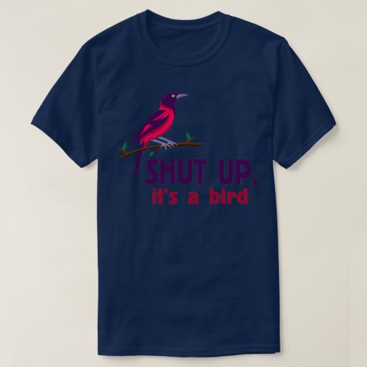 seinen Vogel abhalten T-Shirt (Design vorne)