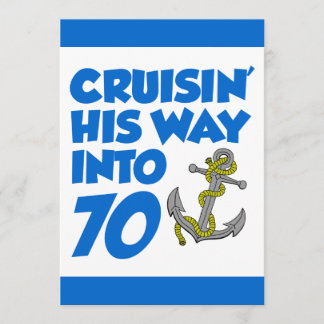 Seinen Weg in 70 Einladung