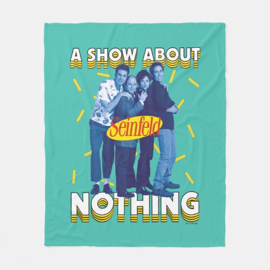 Seinfeld | A Show About Nothing Fleecedecke (Vorderseite)