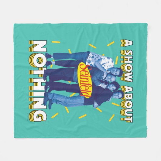Seinfeld | A Show About Nothing Fleecedecke (Vorderseite (Horizontal))
