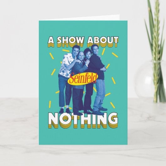 Seinfeld | A Show About Nothing Karte (Vorderseite)
