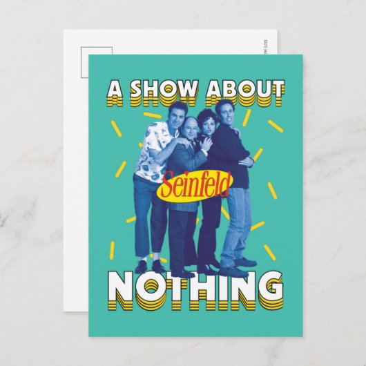 Seinfeld | A Show About Nothing Postkarte (Vorne/Hinten)