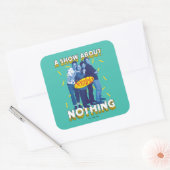 Seinfeld | A Show About Nothing Quadratischer Aufkleber (Umschlag)