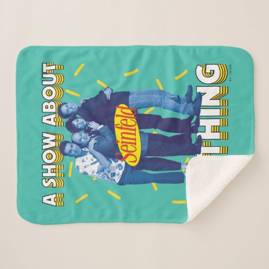 Seinfeld | A Show About Nothing Sherpadecke (Vorderseite (Horizontal))