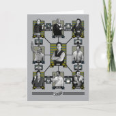 Seinfeld | Character Relationship Chart Karte (Vorderseite)