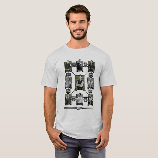 Seinfeld | Character Relationship Chart T-Shirt (Vorne ganz)