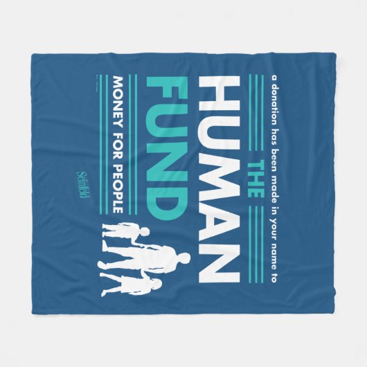 Seinfeld | Der Humanfonds Fleecedecke (Vorderseite (Horizontal))