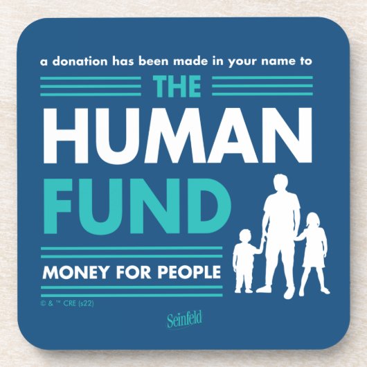 Seinfeld | Der Humanfonds Getränkeuntersetzer (Vorderseite)