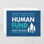 Seinfeld | Der Humanfonds Postkarte (Vorne/Hinten)