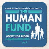 Seinfeld | Der Humanfonds Rechteckiger Pappuntersetzer (Vorderseite)